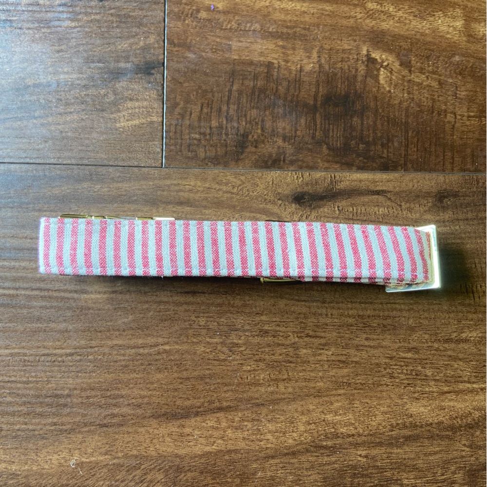 NEW The Foggy Dog Red Stripe Dog Collar - Picture 5 of 9